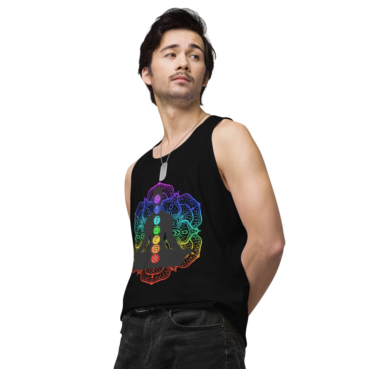7 Chakras Men’s premium tank top