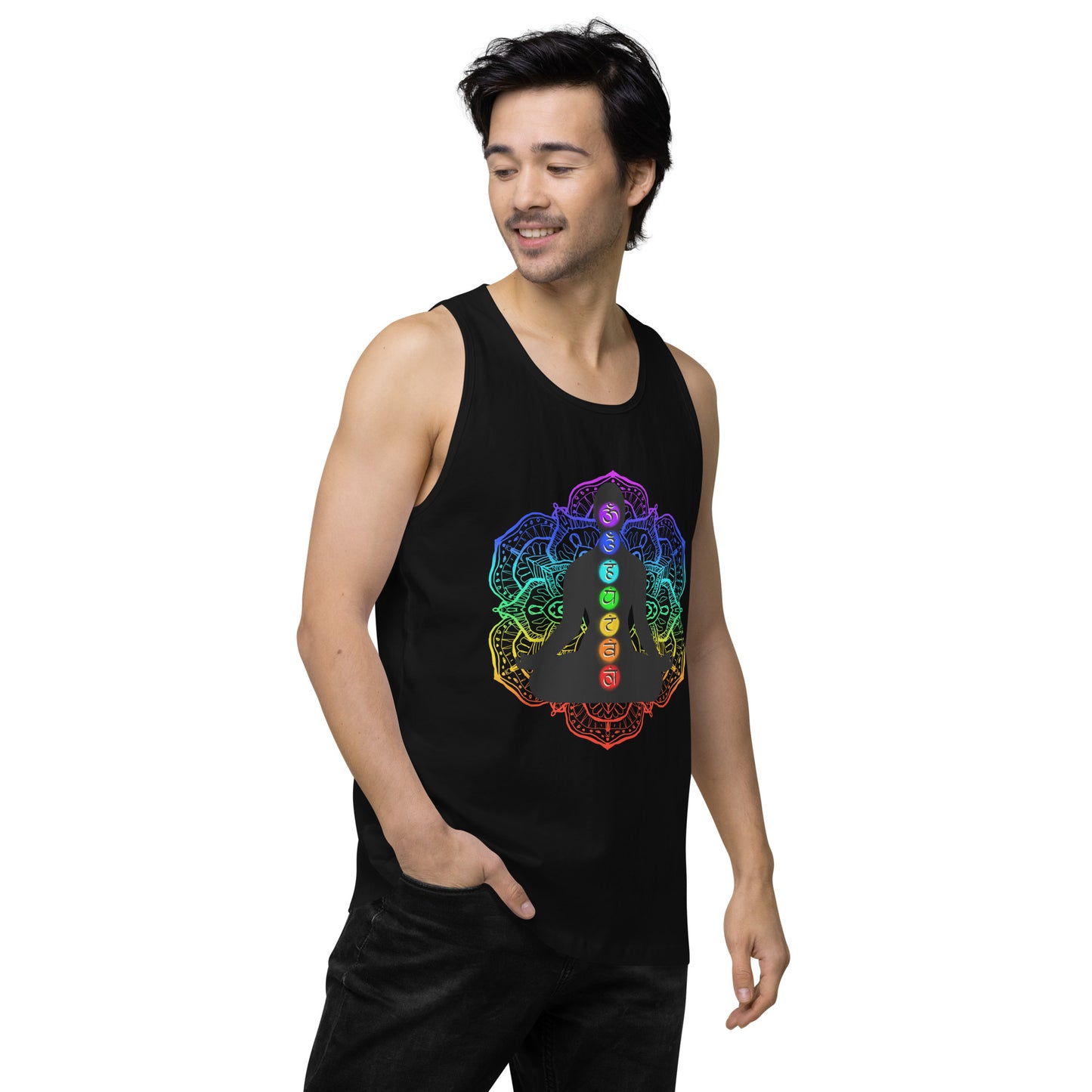 7 Chakras Men’s premium tank top