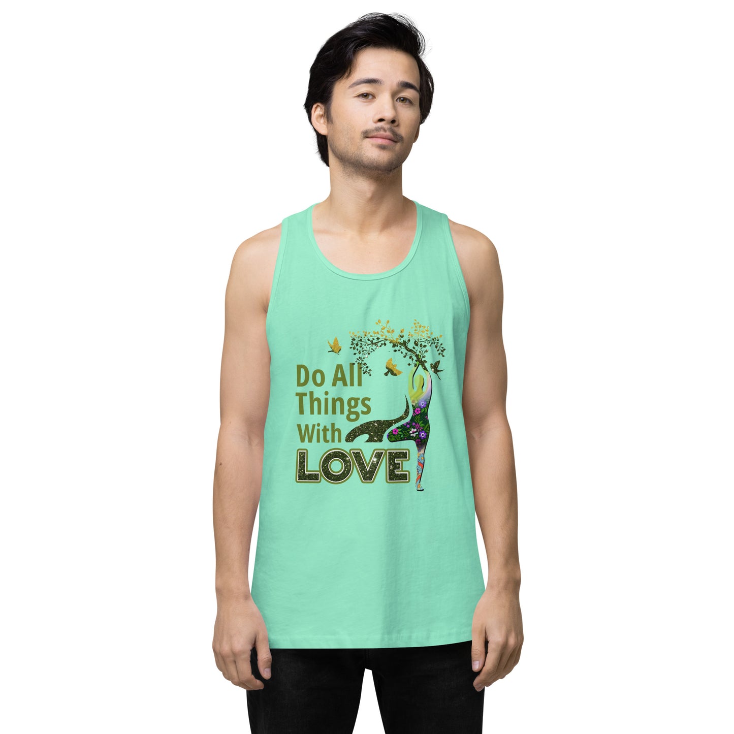Do All Things Men’s premium tank top
