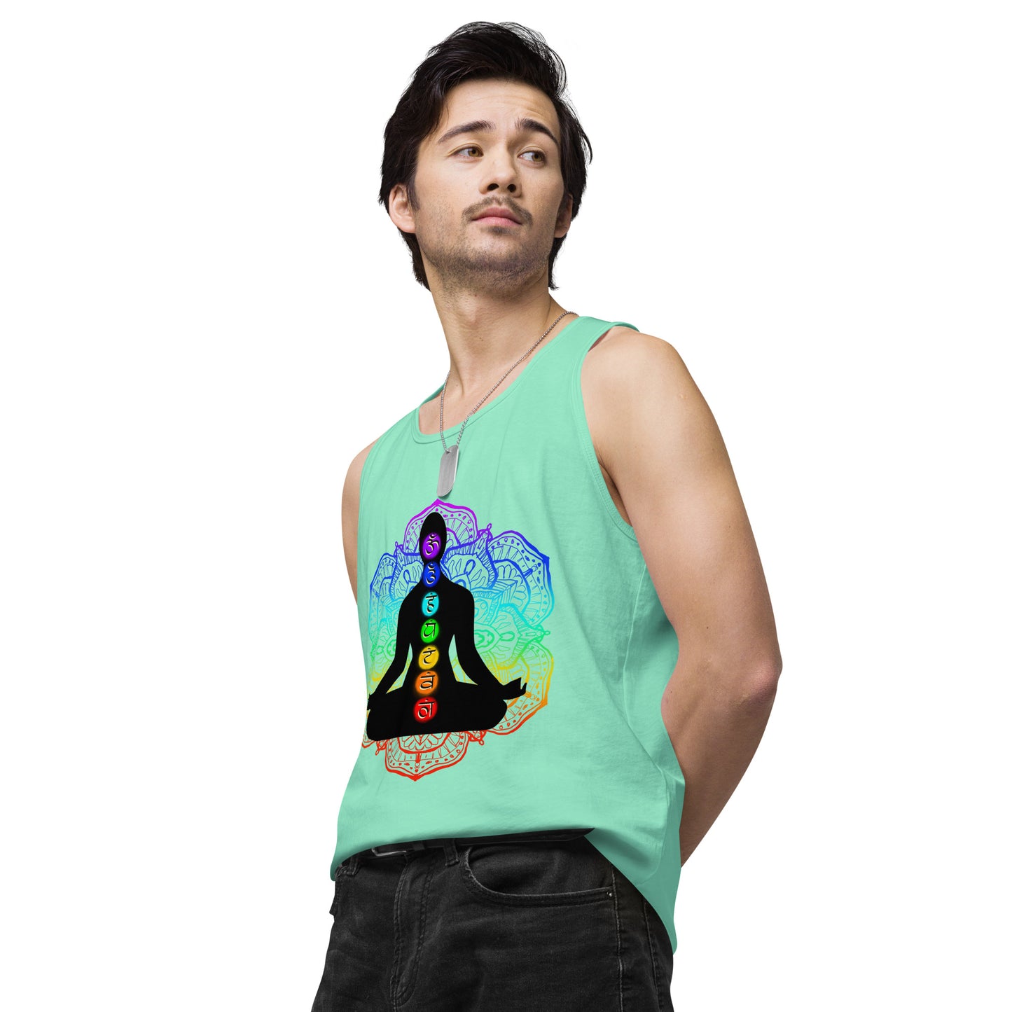 7 Chakras Men’s premium tank top
