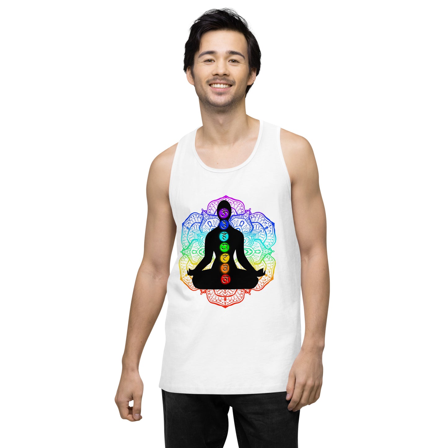 7 Chakras Men’s premium tank top