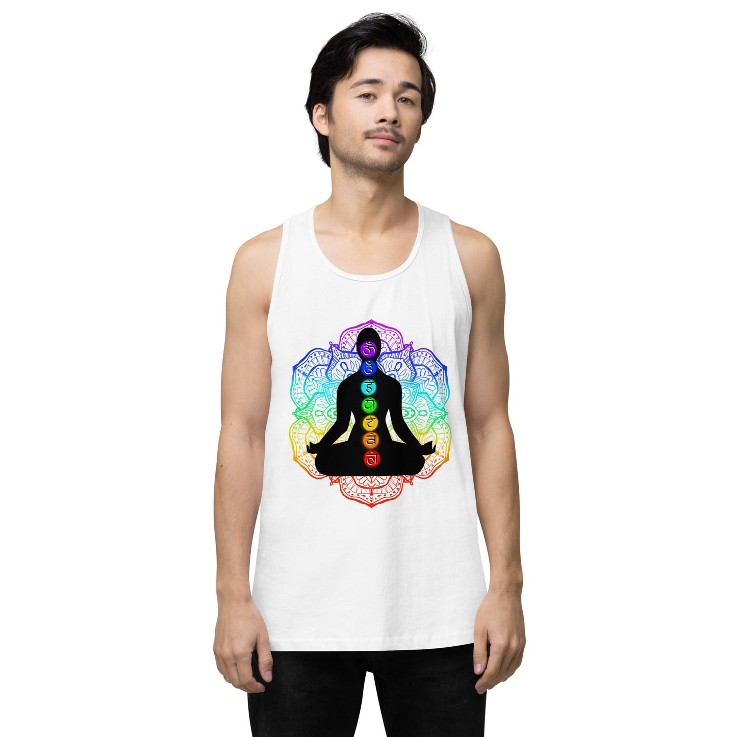 7 Chakras Men’s premium tank top