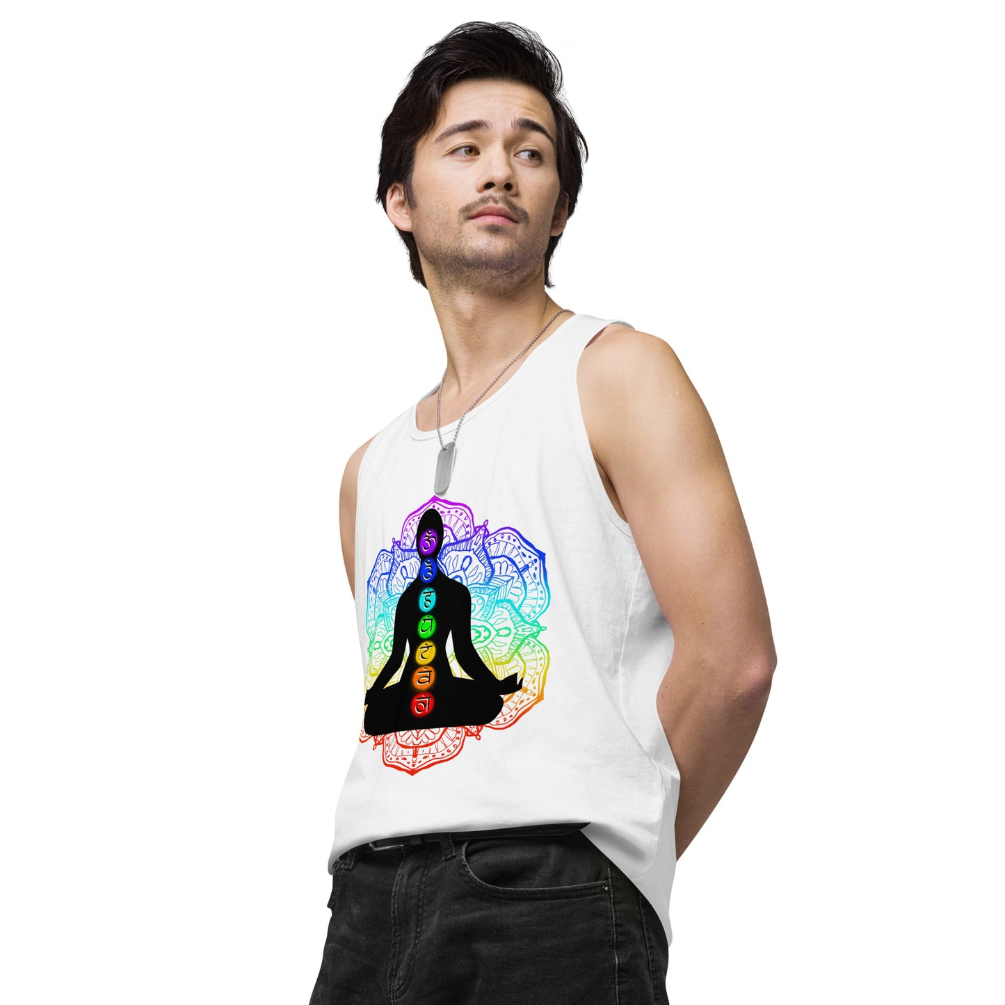 7 Chakras Men’s premium tank top