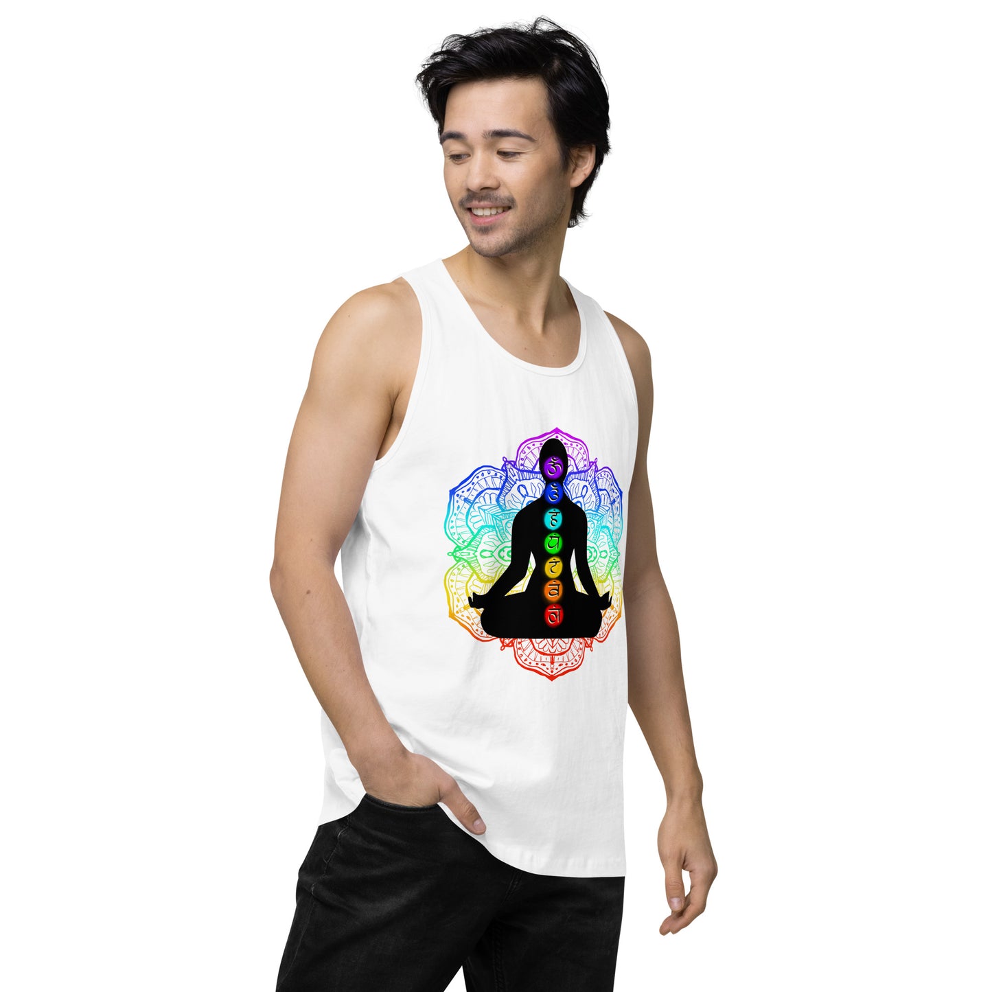 7 Chakras Men’s premium tank top