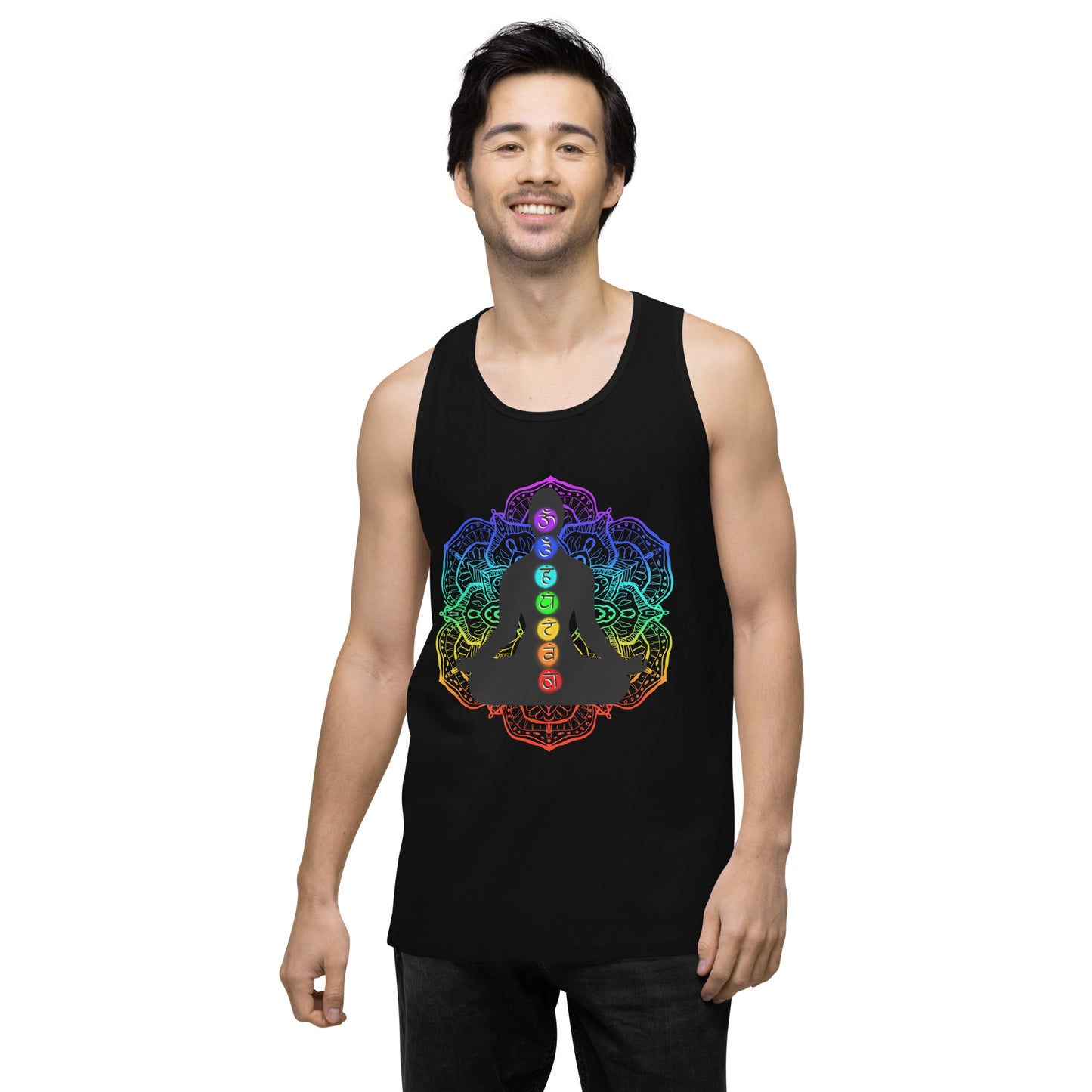 7 Chakras Men’s premium tank top