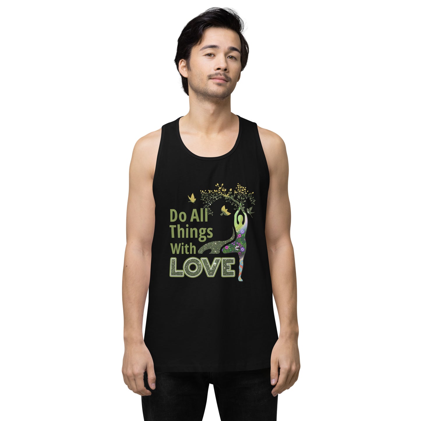 Do All Things Men’s premium tank top