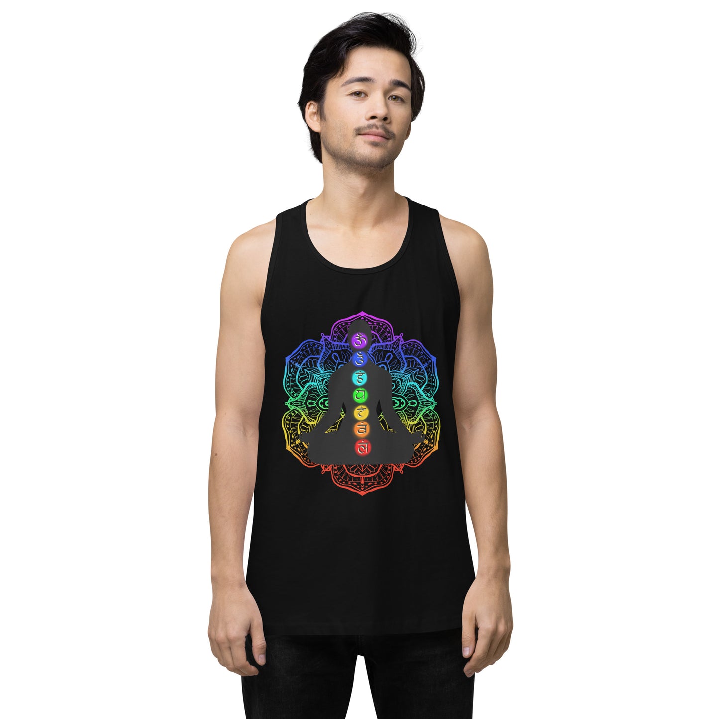 7 Chakras Men’s premium tank top