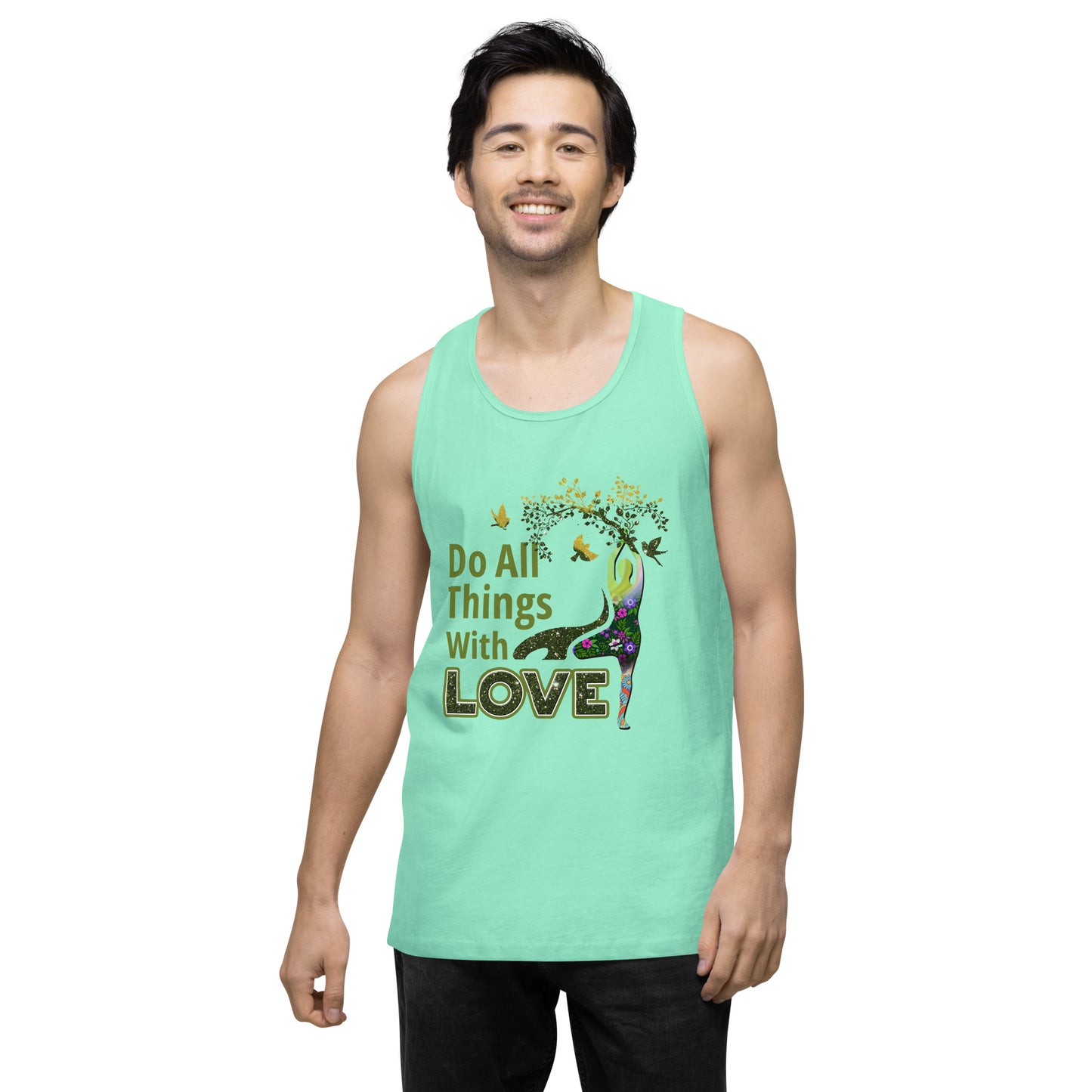 Do All Things Men’s premium tank top