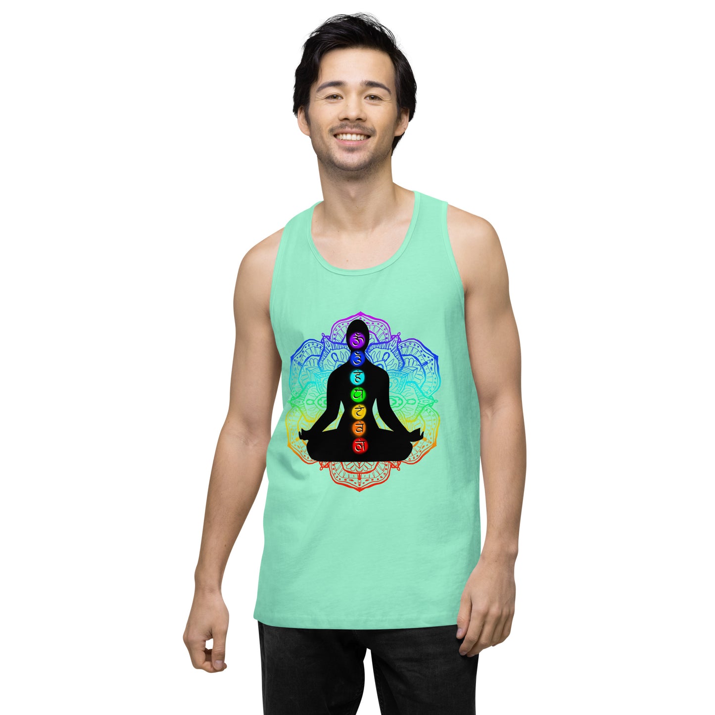7 Chakras Men’s premium tank top