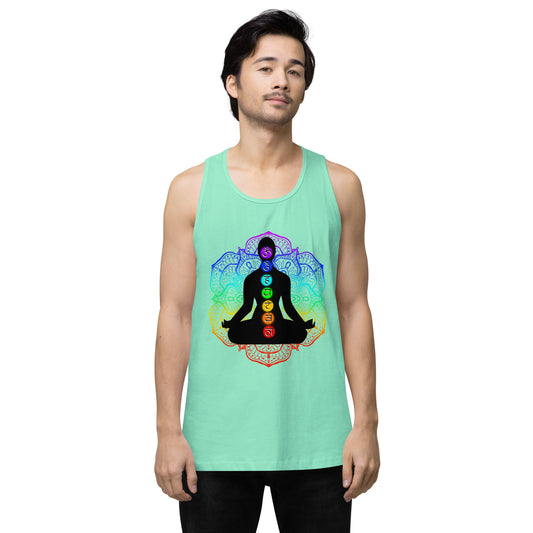 7 Chakras Men’s premium tank top