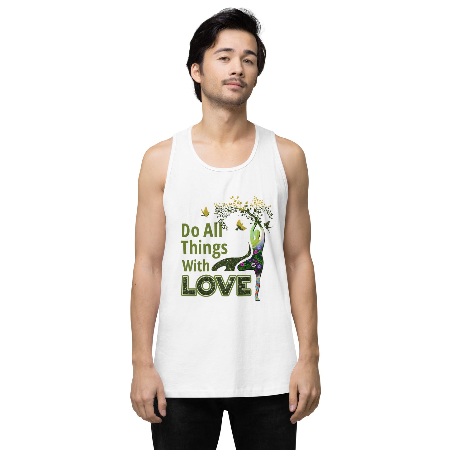 Do All Things Men’s premium tank top