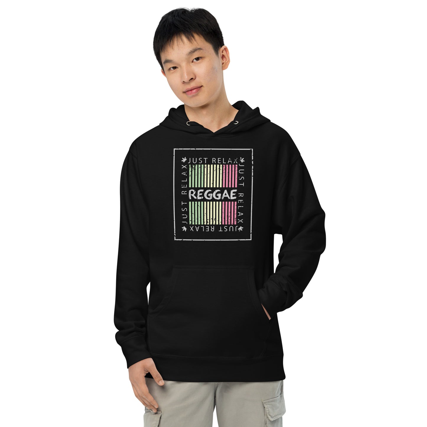 Reggae Unisex midweight hoodie
