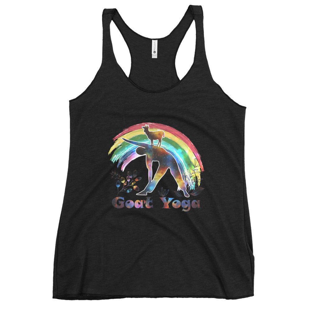 Goat Yoga Women's Racerback Tank